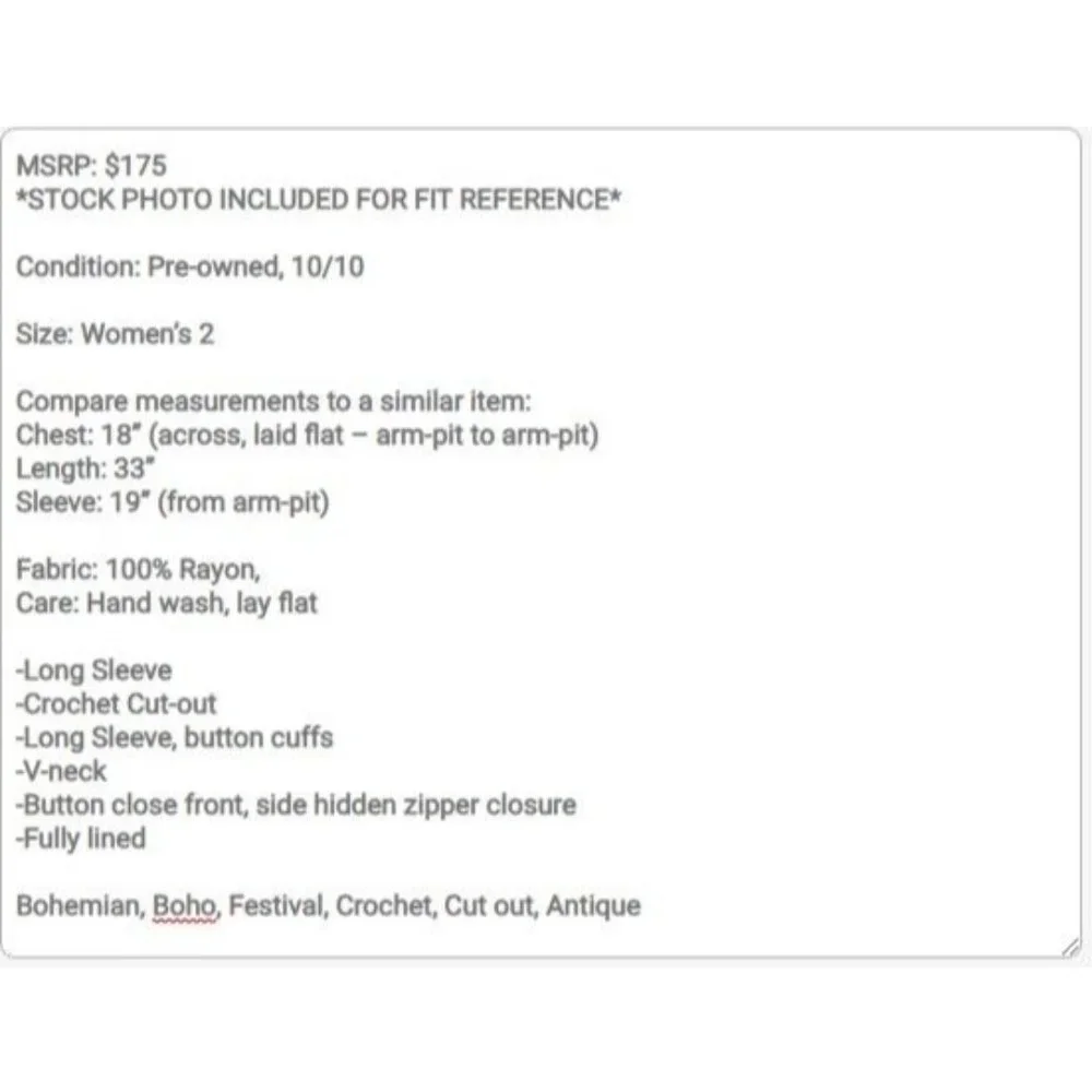 Free People Crochet Festival Bohemian Mini Dress - Women's 2 - Picture 15 of 16